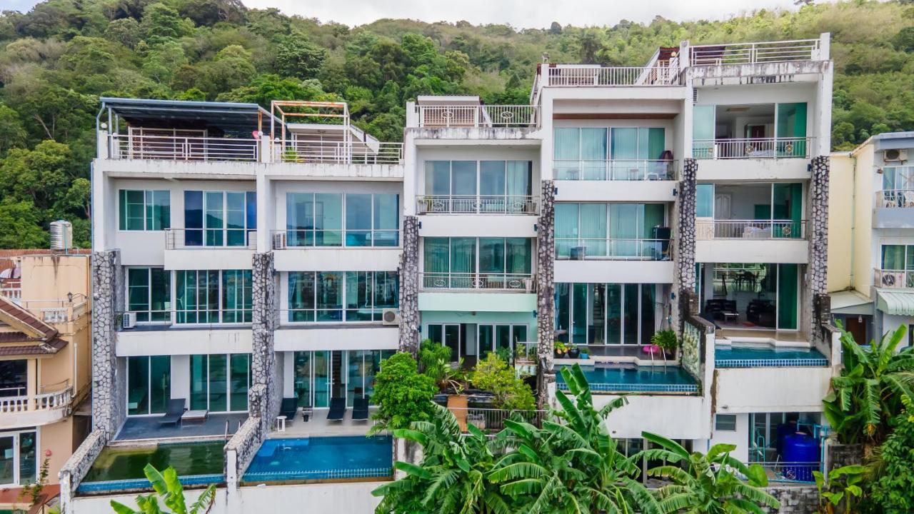 Вилла Villa2：四卧泳池别墅/两个海景房/近班赞酒吧街 Patong