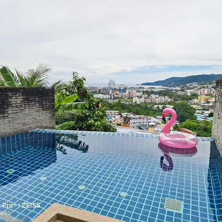 Patong Villa2：四卧泳池别墅/两个海景房/近班赞酒吧街 Exterior photo